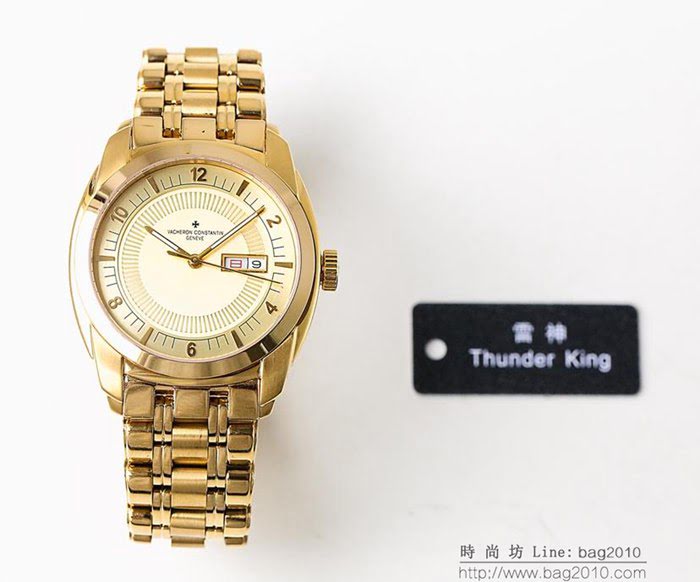 江詩丹頓 Vacheron Constantin LS精品 最新款 簡約型三針雙曆錶盤 全自動機械機芯 深度防水 男士腕表 夏季潛水專用表  wssb3732